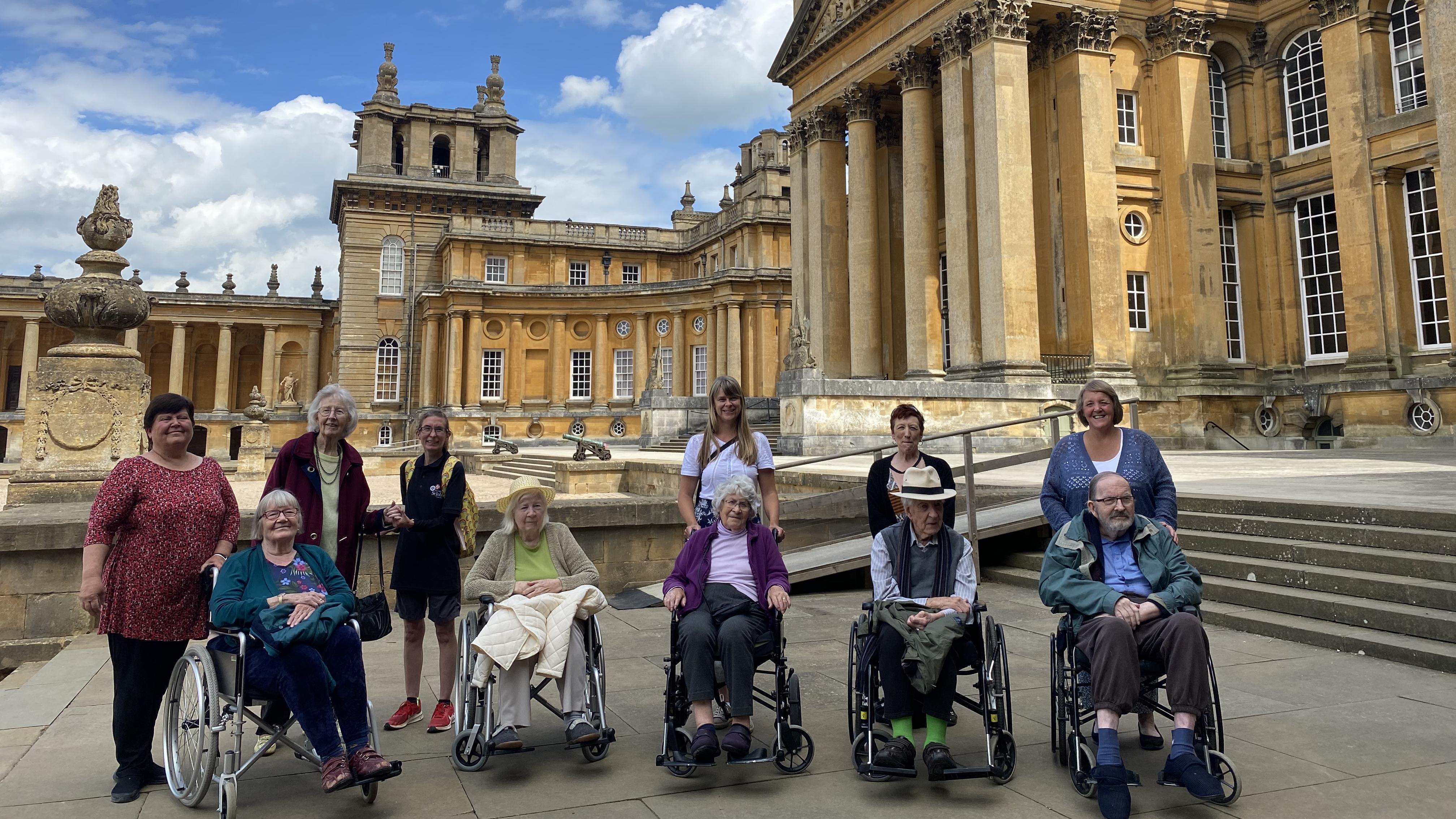 Spencer Court residents help to test Blenheim Palace’s accessibility